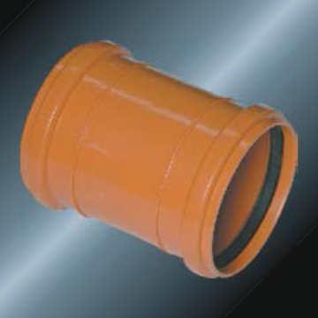 DIN Drainage Upvc Socket Rubber Spigot Warna Kelabu