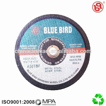 14 Flat cutting wheel with en12413