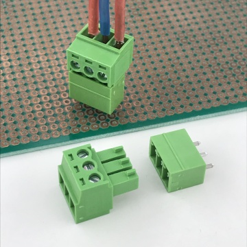 3.5mmピッチPCB 3ウェイターミナルブロックに連絡します