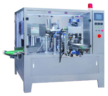 Rotary packing machine for paste