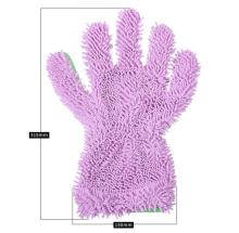 car cleaning glove in Chenille material