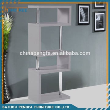 Hot decoration shelf MDF simple bookcases used library bookcases