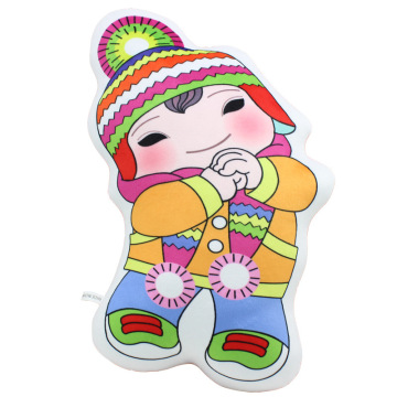 Cute fuwa shaped pillow for gift