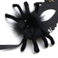 Halloween Black Spider Death Maske