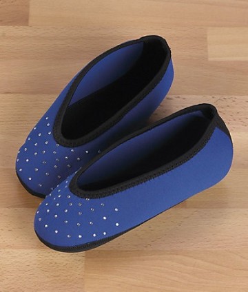 High Quality Wholesale Foldable Nufoot Indoor Footwear blue