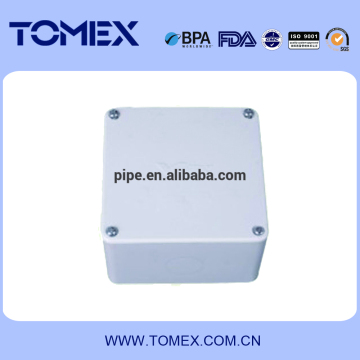 High quality and best price electrical pvc junction boxes pvc electrical boxes
