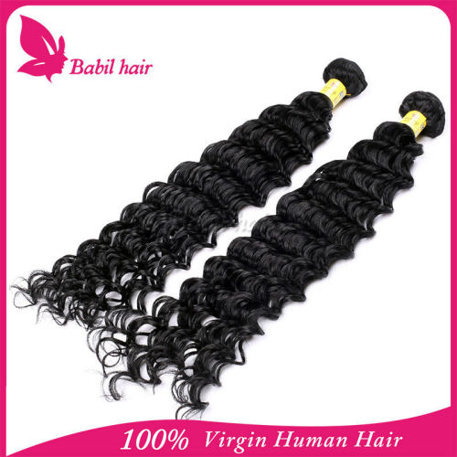 Grade 6A Cheap Wholesale High Quality Deep Wave Malaysian Hair Weave