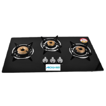 CT Hob 3 Burner Gas Stove Auto Ignition