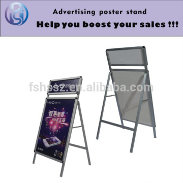 H4 Freestanding Stable Aluminum Sidewalk Sign Outdoor Poster Stand