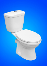 Two Pieces Ceramics Water Washing Down P Trap Toilets Seats Closetool Squatting WC Pan