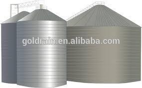 small steel silo for corn storage