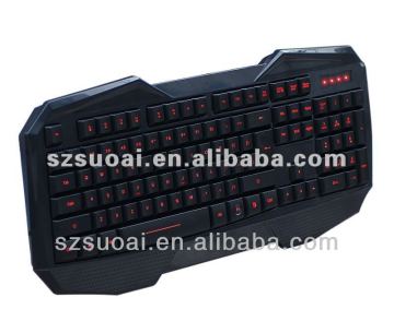New USB wired gaming keyboard, balcklight keyboard