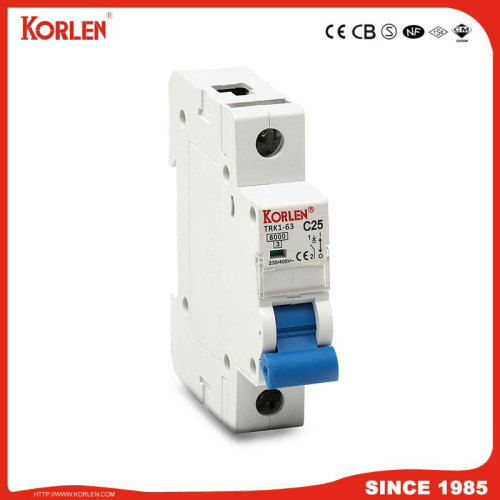 DZ47 Typ Circuit Breaker Silver Contact 6ka Pojemność