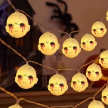 Halloween String Lights - 1.5M 10LED Grimace Doll Skull for Party & Home Decoration