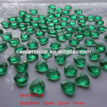 Acrylic heart confetti