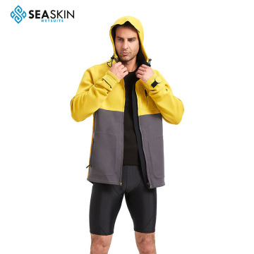 Seaskin Jacket Men 2mm 3mm Neoprene Long Sleeve Surfing Top