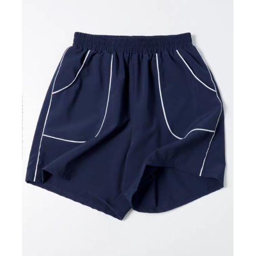 Damen Sport-Shorts aus gewebtem Stoff mit elastischer Taille