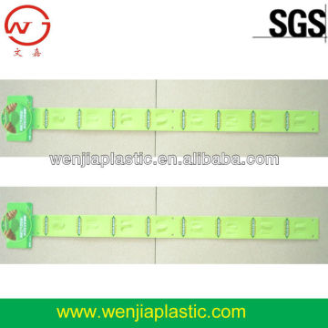 plastic hanging display clip strip display strips