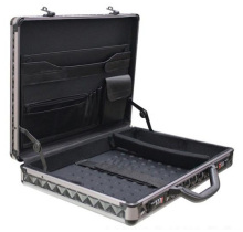 BRAND NEW BLACK ALUMINUM LAPTOP NOTEBOOK ATTACHE HARD CASE