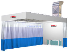 Custom Car Repair Painting Prep Stations 6kw For Garage Equipment