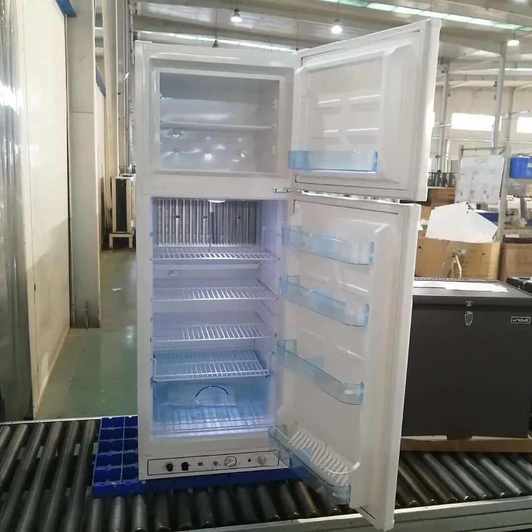 LPG/Propane/Kerosene Gas Double Door Fridge Absorption Refrigerator