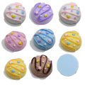 Novità Dolce Simulazione Biscotti Schiena Piatta Cabochon Kawaii Dollhouse Cibo Dessert Per Scrapbooking Monili Che Fanno FAI DA TE