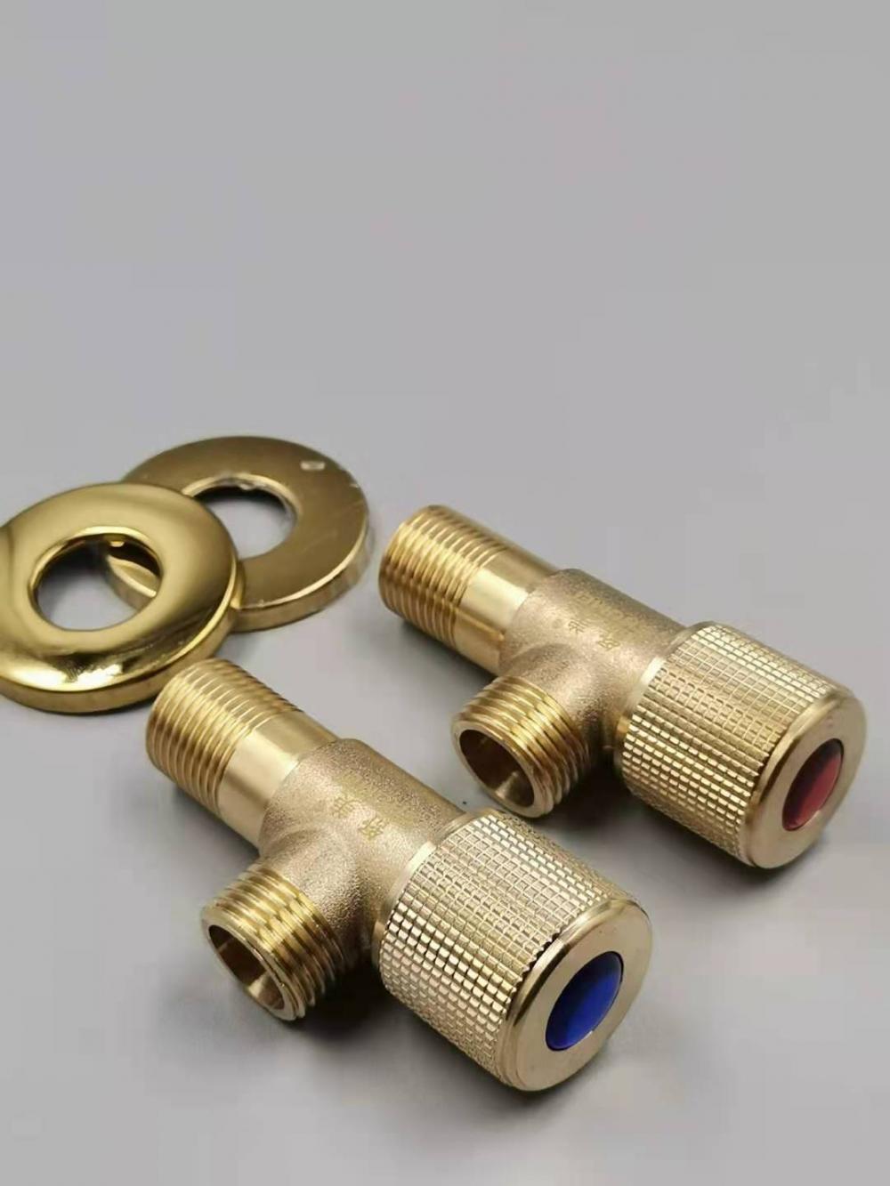 냉온수 입구 삼각 밸브