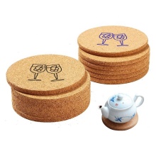 Cork Coasters for Kitchens: Factory Direct Round Pure Cork Table Mats