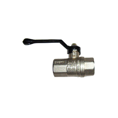 Aluminum handle brass ball valveHB05