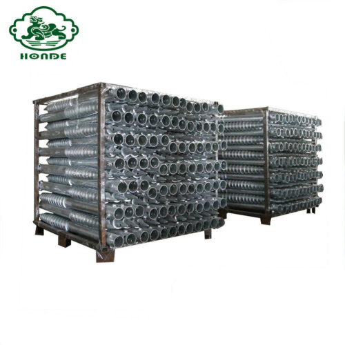 Galvanized Ground Screw Pile untuk Summerhouses