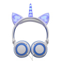 Christmas Gift Cute Unicorn Wired Headphone