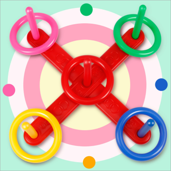 2021 hot-selling parent-child interactive ring outdoor game throwing ring throwing ring toy