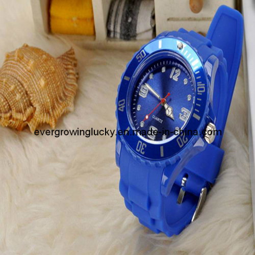 Customized Quartz Ice Style Silicone Watch