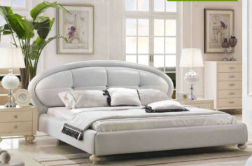 Korean style modern soft bed frame 1188