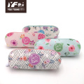 Popular simple color embroidery partysu pu pencil case