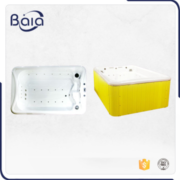 Satisfying service acrylic clean bathtub rectangual bathtub baby pool