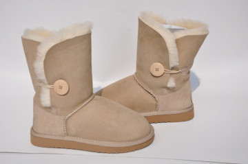 Kids Bailey Button Sheepskin Snow Boot