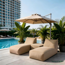 Indoor-Outdoor Dual-Use Compressed Sofa