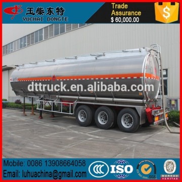 45000Liter Aluminum Alloy Oil Tanker Semi Trailers