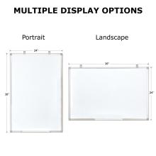 Aluminum frame office dry erase magnetic board