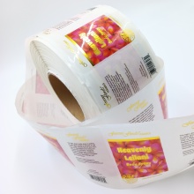 gold stamping packaging label stickers