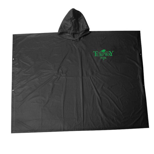 Erwachsener Regenponcho aus wiederverwendbarem PVC mit Knopf