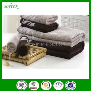 jacquard bamboo bath towels with border