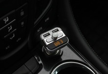 Hands-Free FM Transmitter Dual USB Car Charger Car Bluetooth