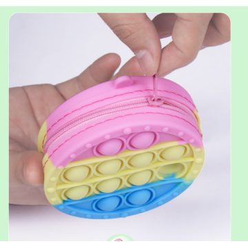 Groothandel Lolly Mini Silicone Pop Fidget Purse