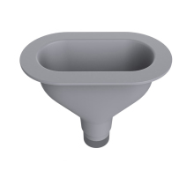 Laboratory Fume Hood Cup sink grey