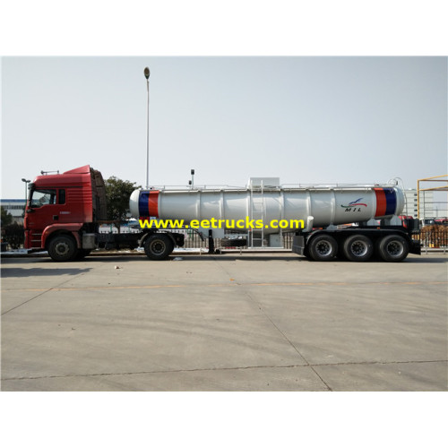 21m3 V Hình dạng Sulfuric Acid Road Semi-Trailers