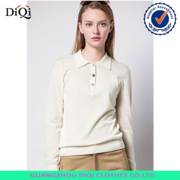 long sleeve polo collar sweater polo shirts sweatshirts