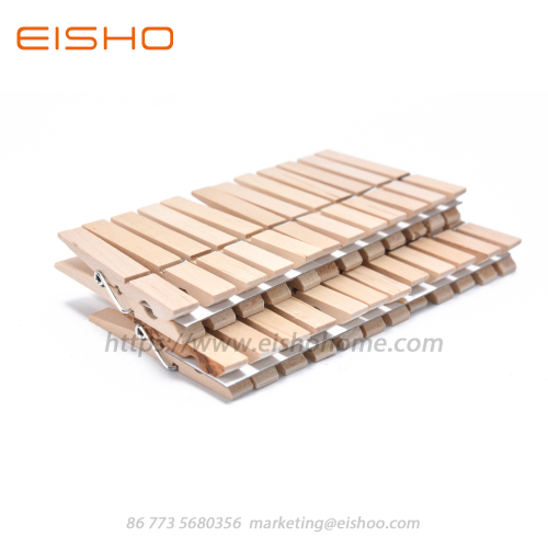 Mini épingles à linge en bois naturel EISHO FC-1108-2-24