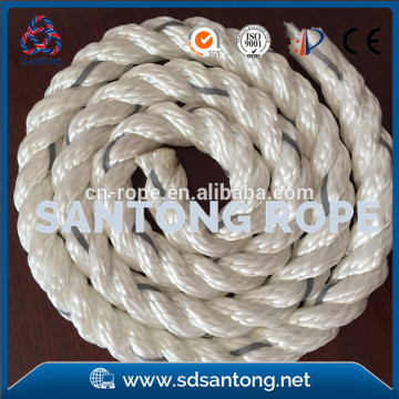 3 Strand twisted mooring lines for Spinnaker sheets